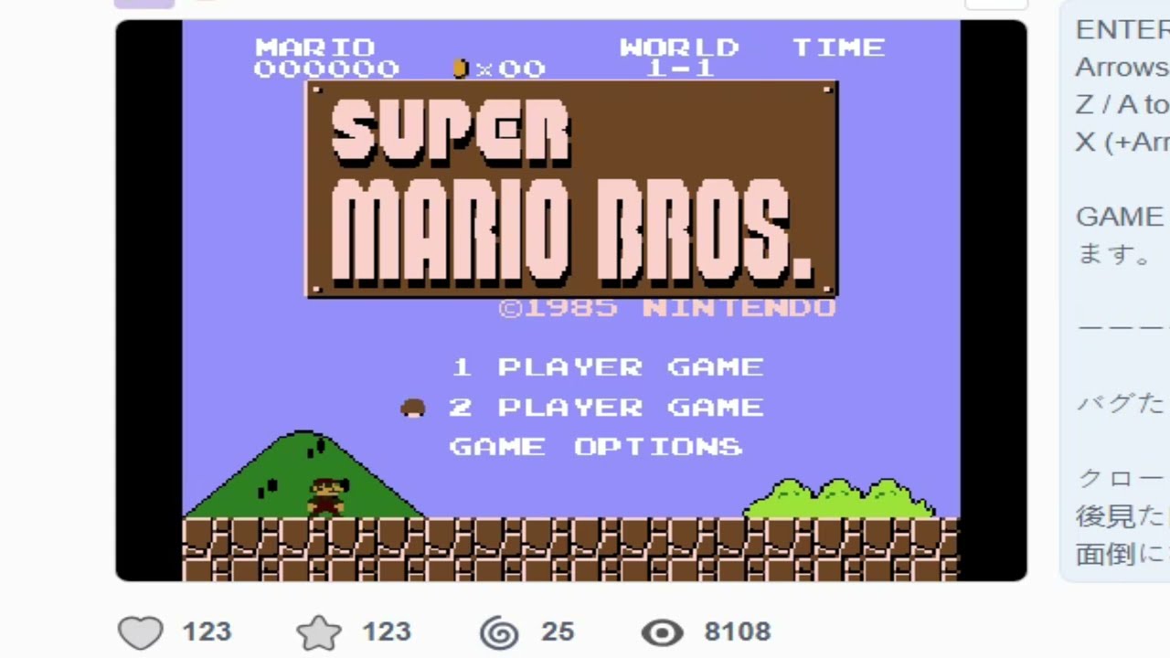 Mario 85 On Scratch Game Link