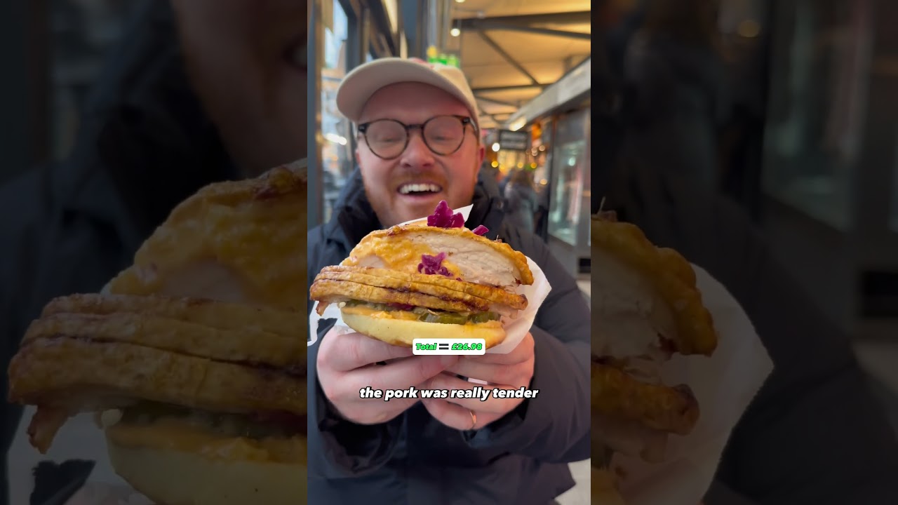 EVERYTHING WE ATE IN COPENHAGEN WITH A &pound;100 BUDGET 🇩🇰#denmark #foodie #foodblogger #shorts