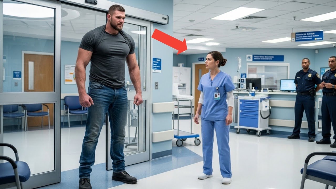 A 7-Foot Giant Stormed the ER — Until the Rookie Nurse Took Him Down Using a Military Technique  