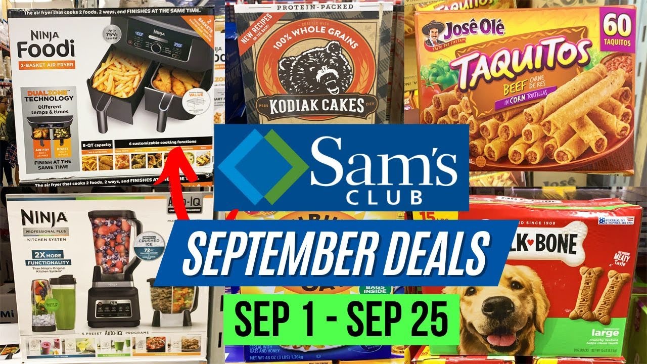🚨NEW SAM'S CLUB DEALS SEPTEMBER 2022 (9/3-9/25):🔥BIGGEST SAVINGS $$$ OF THE MONTH!!!