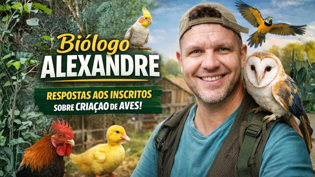 Live com biólogo Alexandre ao vivo  !!!