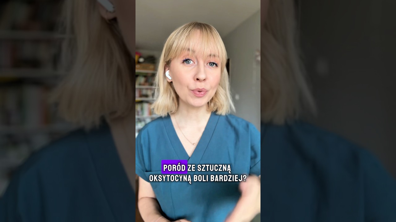 Por&oacute;d ze sztuczną oksytocyną boli bardziej❓#położna #ciąża #szkołarodzenia #por&oacute;d