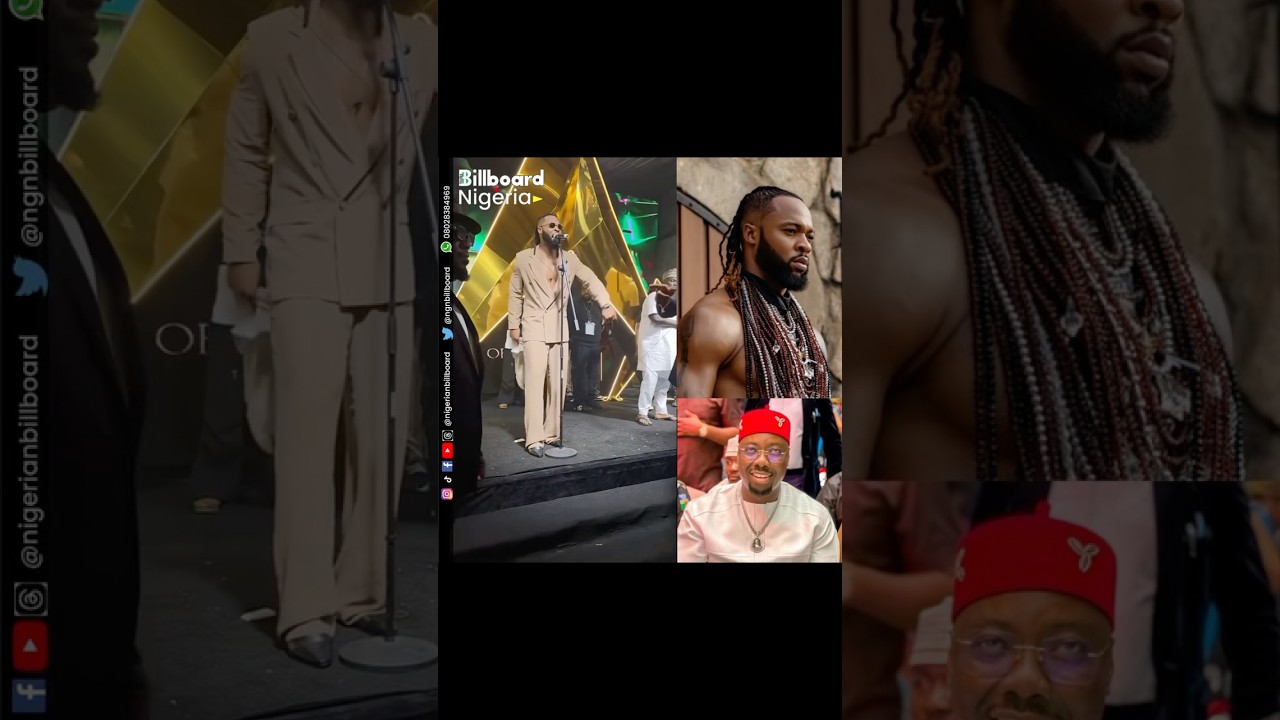 📍Watch Flavour Nabania performance at business mogul Obi Cubana 50th birthday party celebration