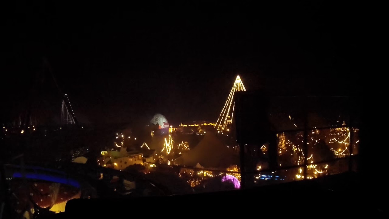 Euro-Mir Night Onride Winter Europa-Park Front Seat