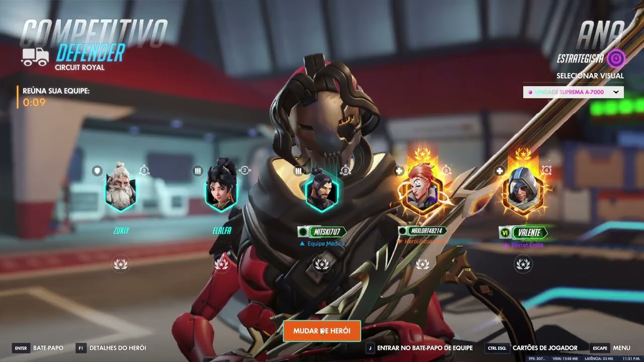 #002 Suporte - Aninha ta afiada #cachyos #overwatch #linux