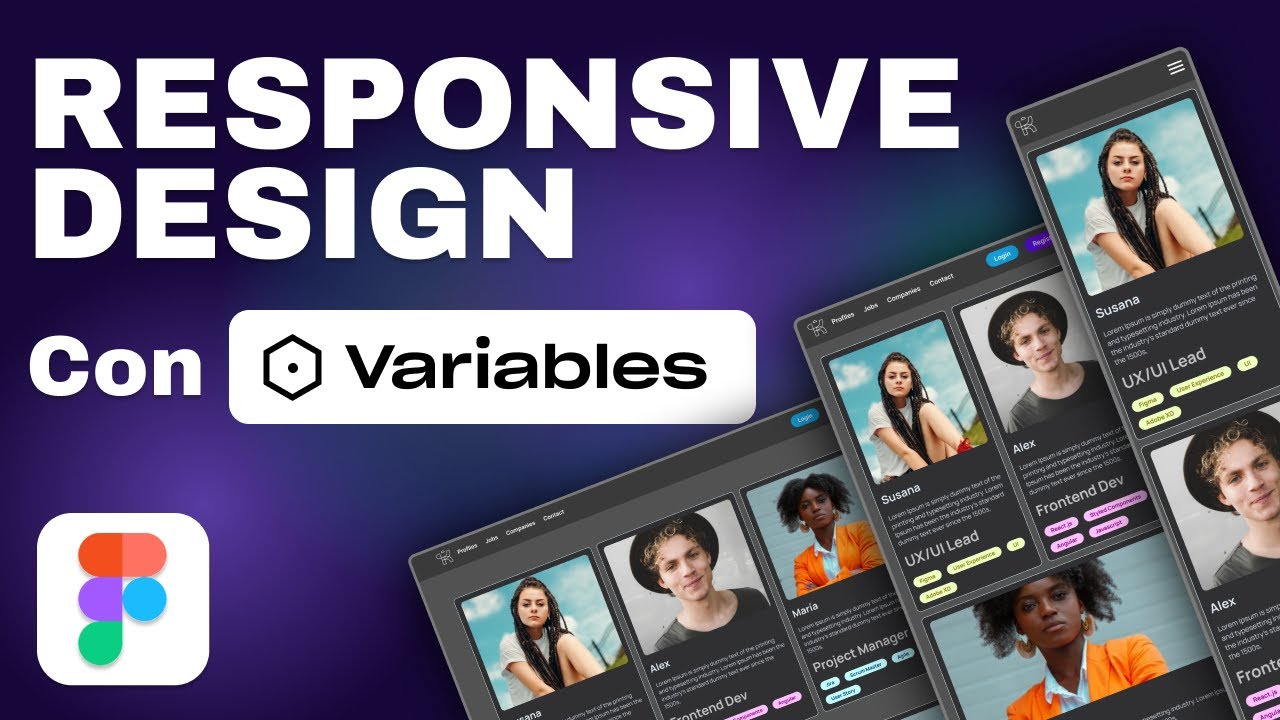 Diseño responsive con las variables de Figma | Figma tutorial