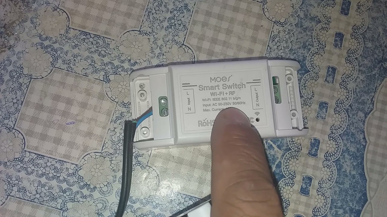 Moes Wi-Fi + RF Tuya Interruptor Inteligente. Como Cadastrar Controle remoto