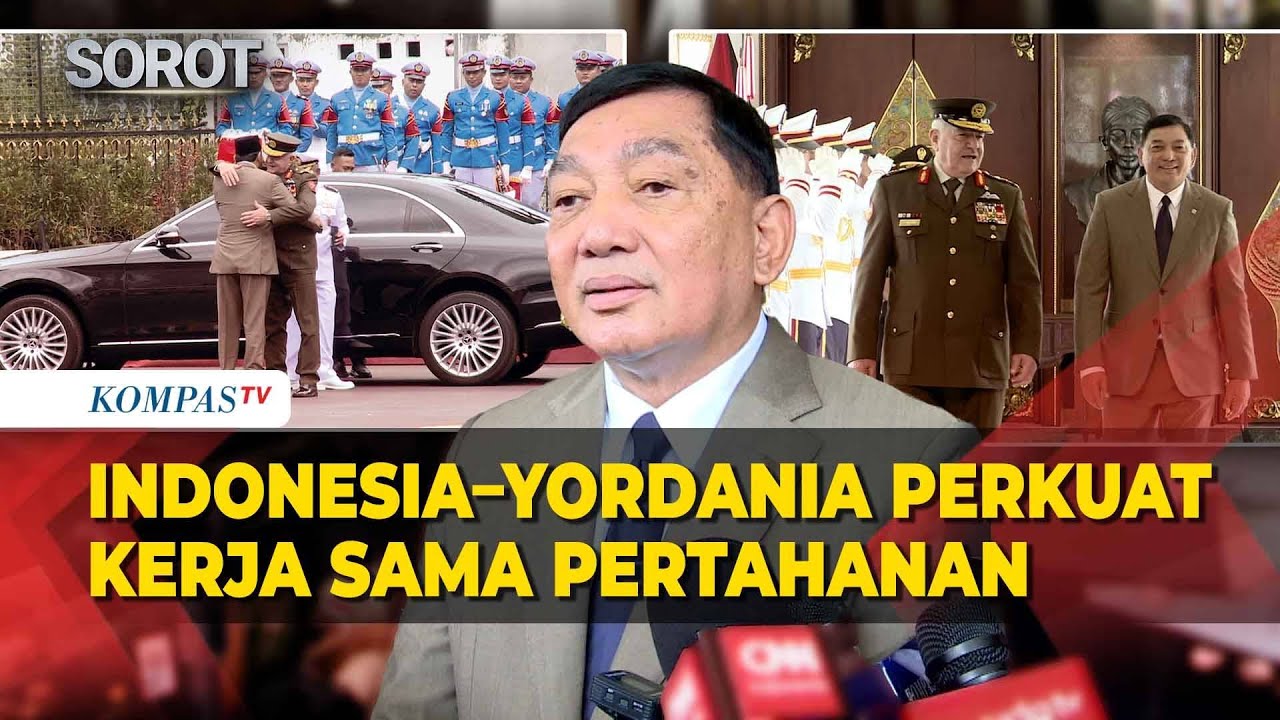Momen Menhan Sjafrie Sambut Kepala Staf Angkatan Bersenjata Yordania di Kemenhan