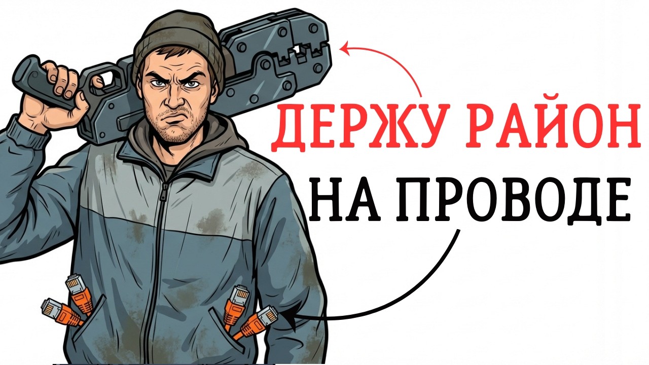 Ты — МОНТАЖНИК ПЕРВОГО ПРОВАЙДЕРА (И ЭТО ВСЯ ТВОЯ ЖИЗНЬ)