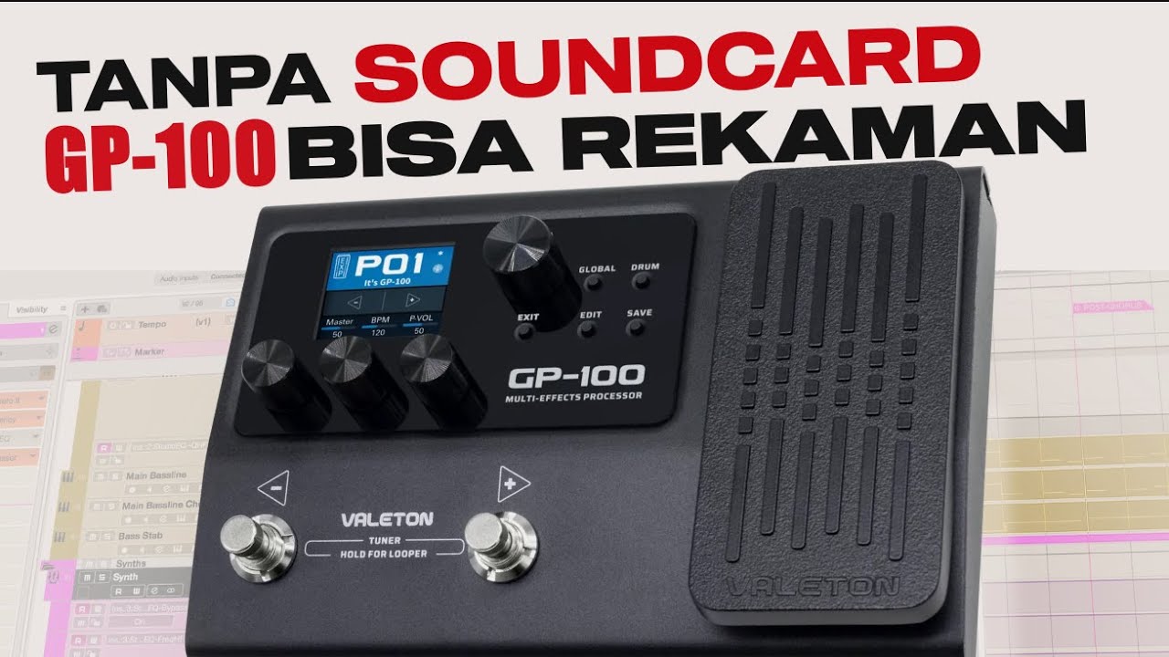 Hasil Jernih⁉️VALETON GP-100 Sebagai Soundcard‼️