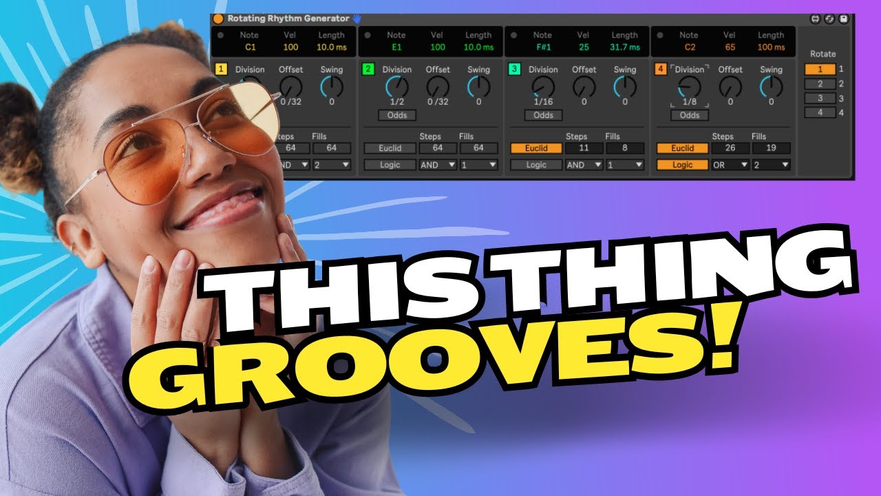 Ableton - Rotating Rhythm Generator - CREATE. GROOVES. HERE.