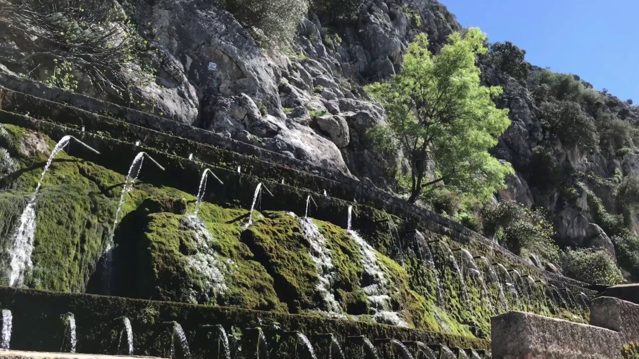 Fuente De Los 100 Caños, Villanueva del Trabuco. Rincón Singular de la provincia de Málaga.