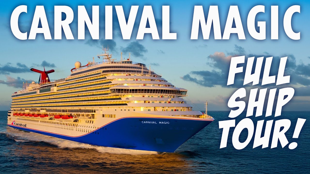 Explore the Carnival Magic! Full Walkthrough Cruise Ship Tour 2024