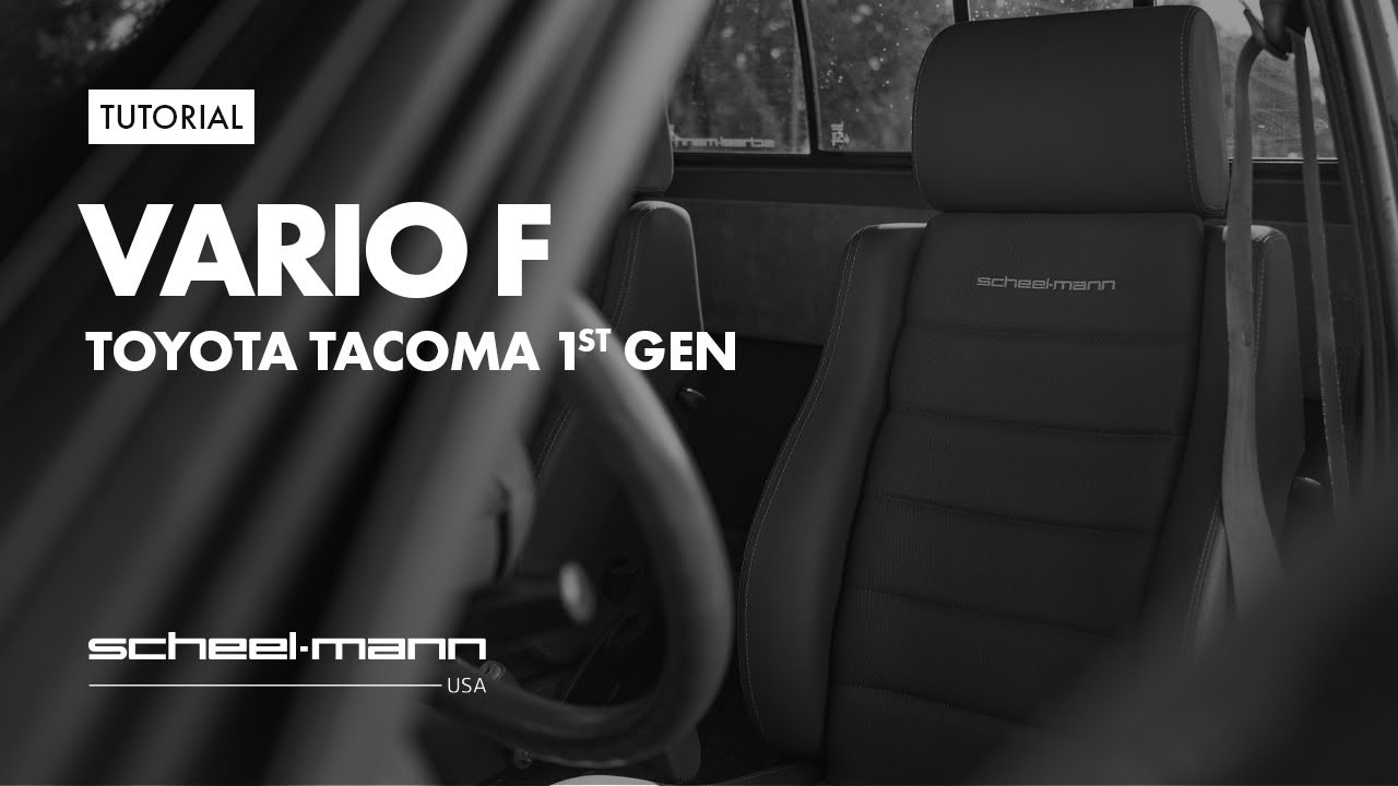 INSTALL: 1st Gen Toyota Tacoma Seat Install (Vario F) - scheel-mann