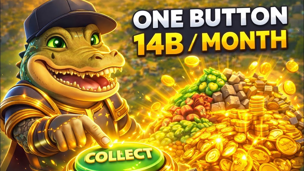 How I Earn 14 BILLION Resources a Month by Clicking ONE Button