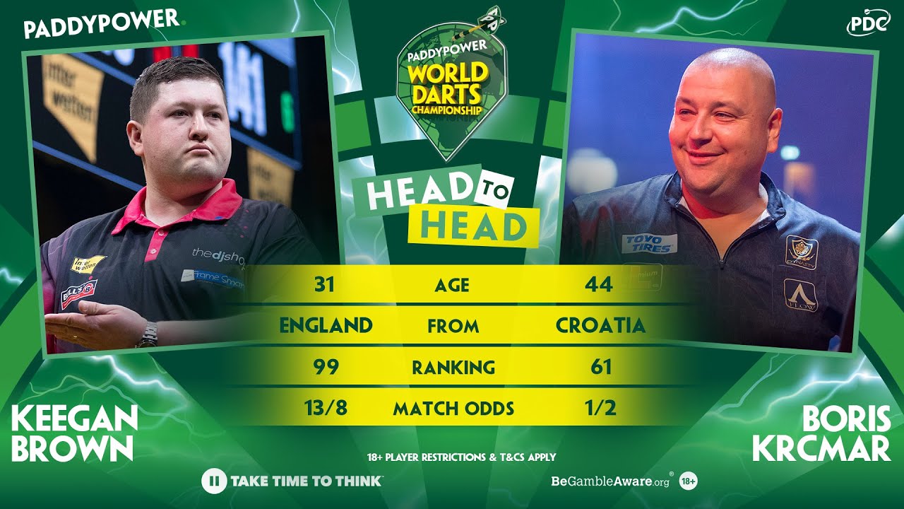 PDC World Darts Championship 2024 Round 1 Keegan Brown vs Boris Krcmar 2023 12 19 HUN