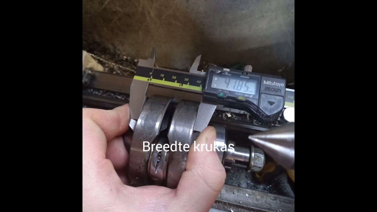 crankcase milling am6 for a bidalot crankshaft 48mm