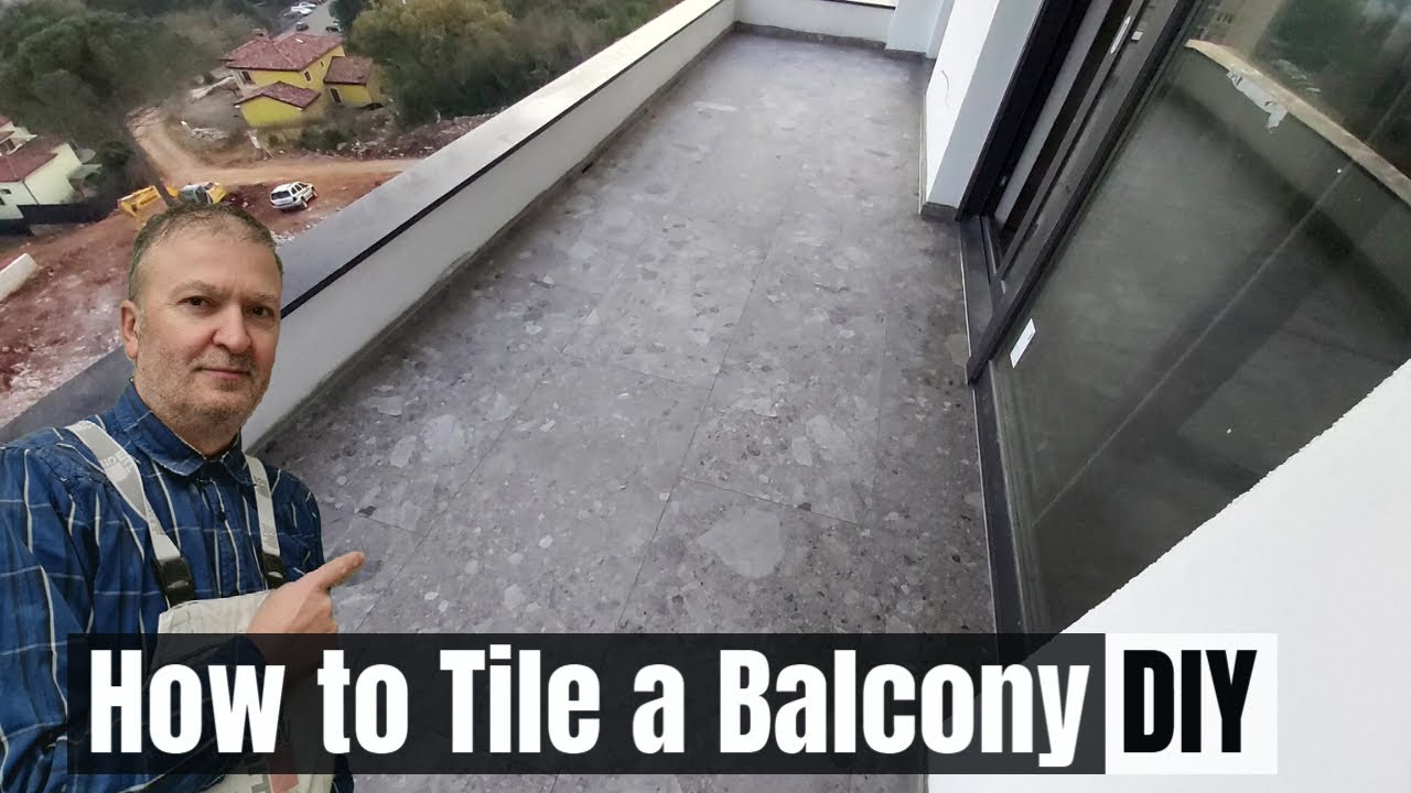 How to Tile a Balcony (STEP by STEP) | DIY