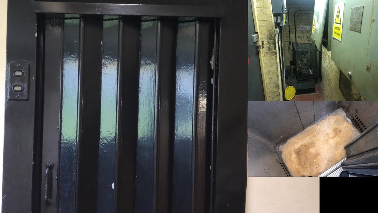 World’s Smallest Lift? 1940s Miniature Express Lift at Flats in London + Motor Room