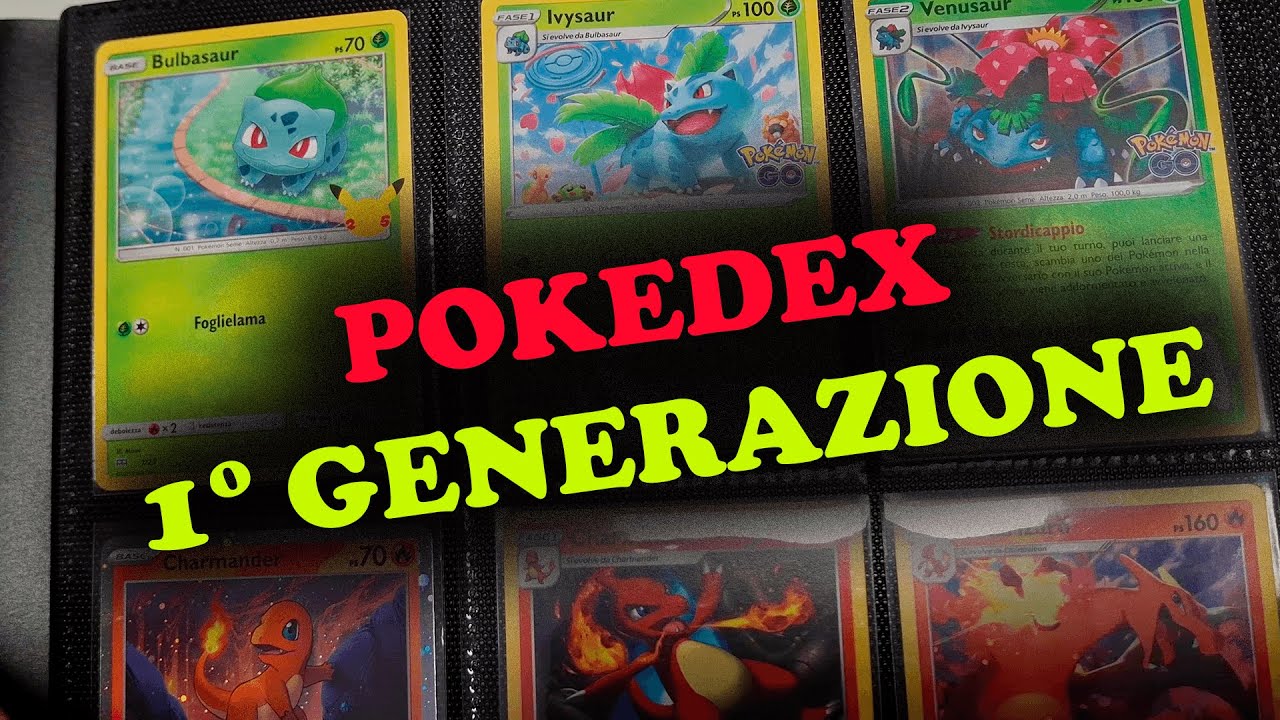 Utilizziamo CARTE pokemon a BASSO COSTO per creare il Pokedex! Prima Generazione Kanto ep.1