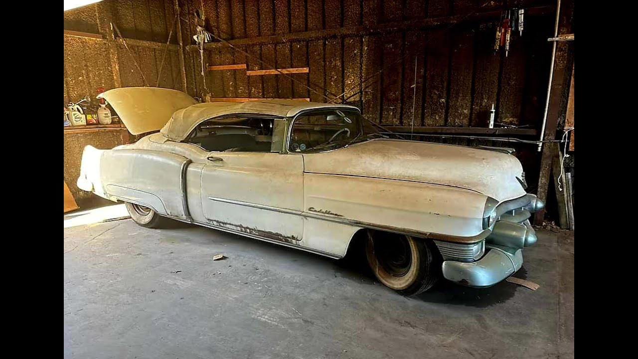 Barn Find 1953 Cadillac Eldorado sitting for 40 years RESCUED!