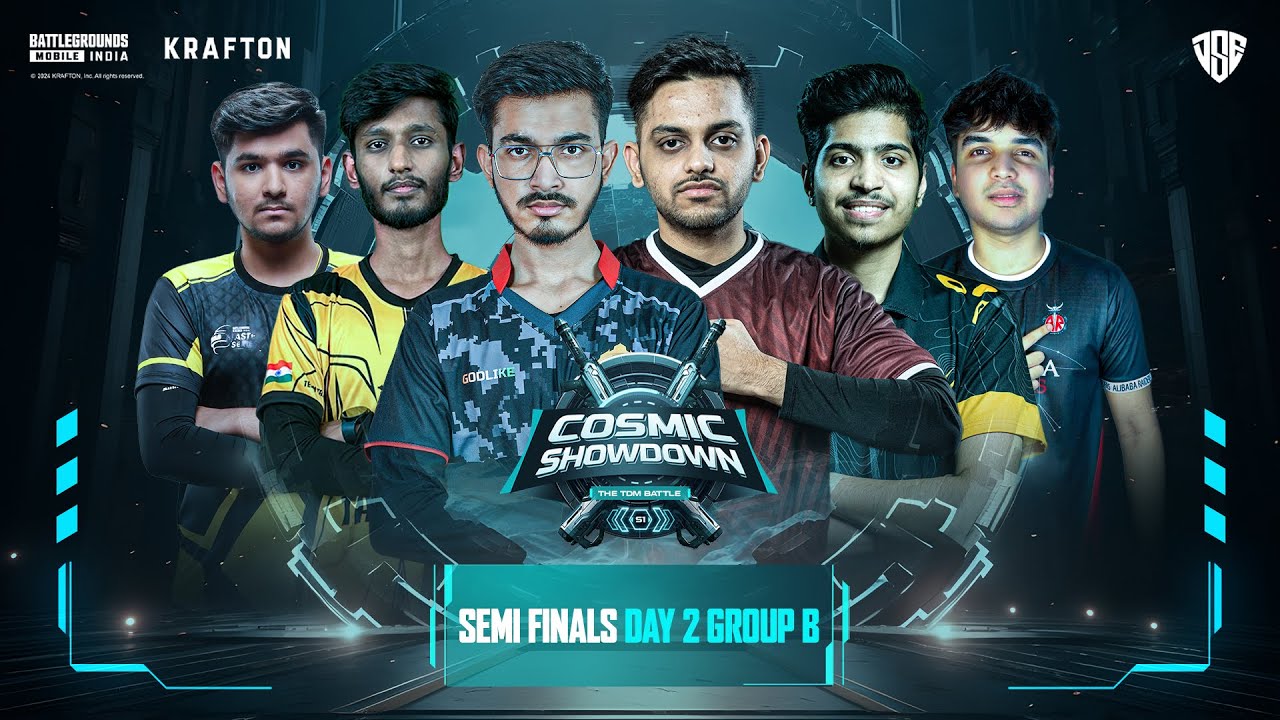 Cosmic ShowdownS1 TDM Battle | SEMI FINALS DAY 2 GRP B  @GodLikeEsportss @JONATHANGAMINGYT @S8ULGG