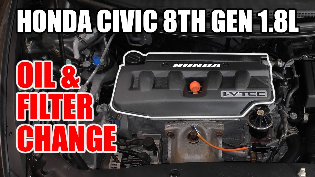 Honda Civic 1.8 2005-2011 Detailed Oil And Filter Change | FN FK (R18A2)