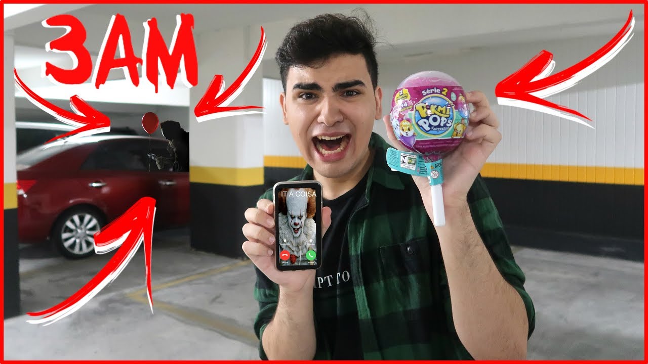 NUNCA ABRA PIKMI POPS SURPRESA ÁS 3:00 HORAS DA MANHÃ IT A COISA APARECEU!!!