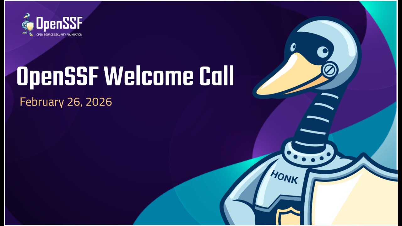 BEAR WG Welcome Call AI ML Security WG Feb 2026