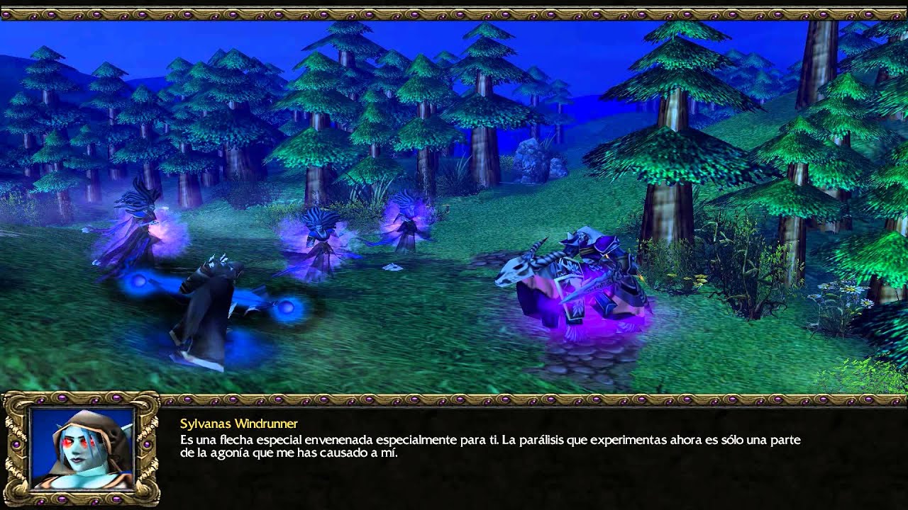 warcraft 3 frozen throne campaña muertos vivientes historia/escenas parte 1