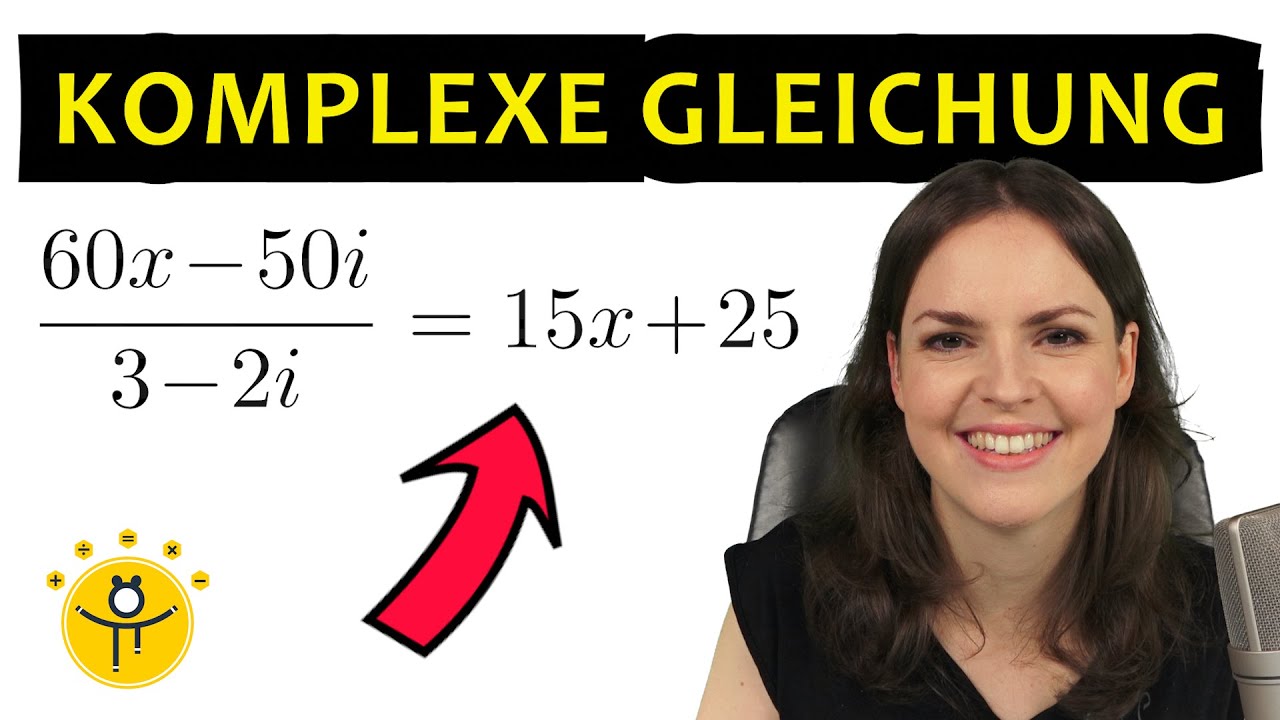 KOMPLEXE GLEICHUNGEN lösen – nach z auflösen, komplex konjugiert erweitern, Beispiel