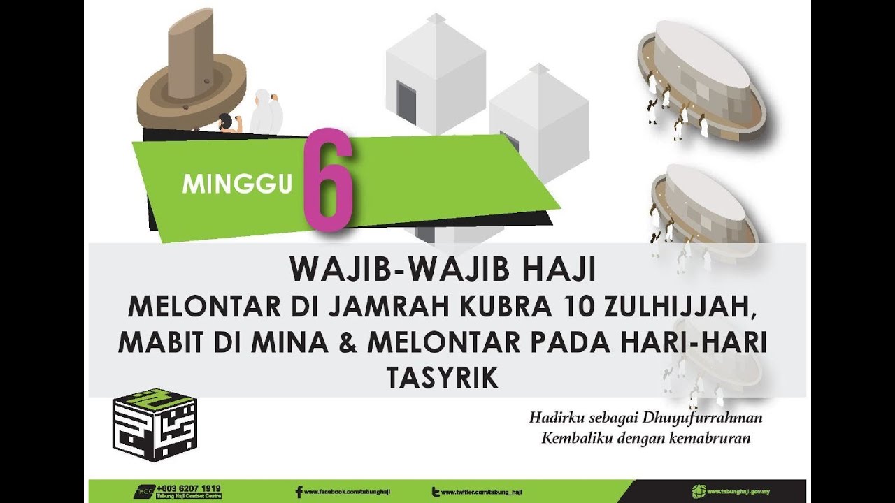 Wajib Haji 4 : Melontar Jamrah Kubra - Kursus Asas Haji