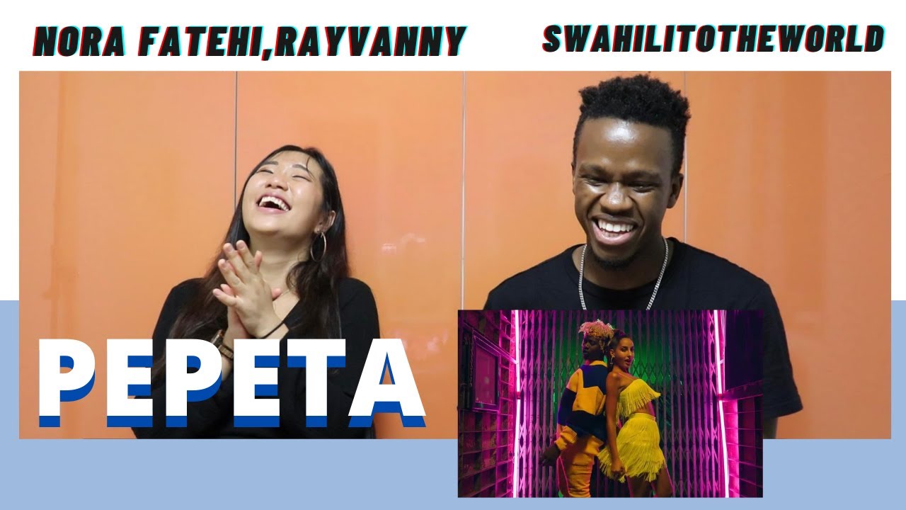 PEPETA - Nora Fatehi, Rayvanny | Reaction Video + Learn Swahili | Swahilitotheworld