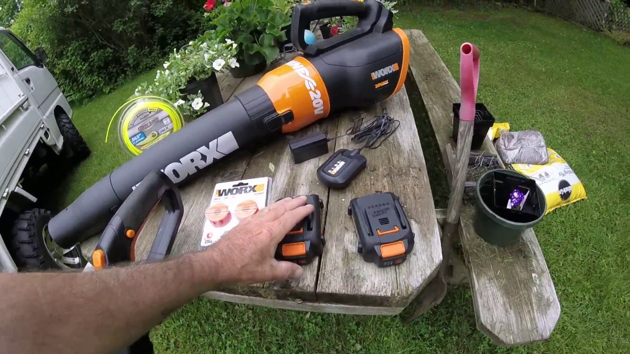 $99.00 WORX Trimmer/Blower Combo Pack-Final Review #radicalreviews