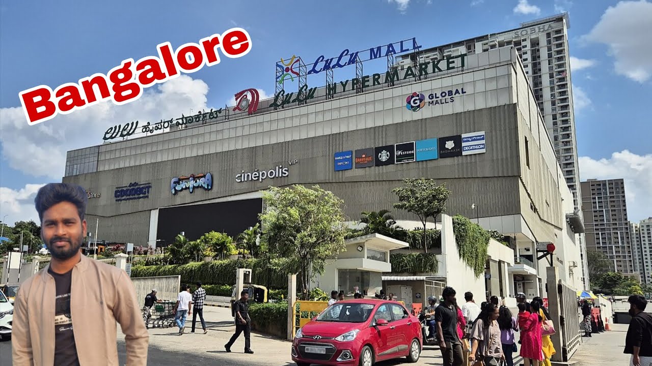 Bangalore LULU MALL nearby majestic location subscribe our SV VLOGS#lulumall #bangalore #viralvideo 