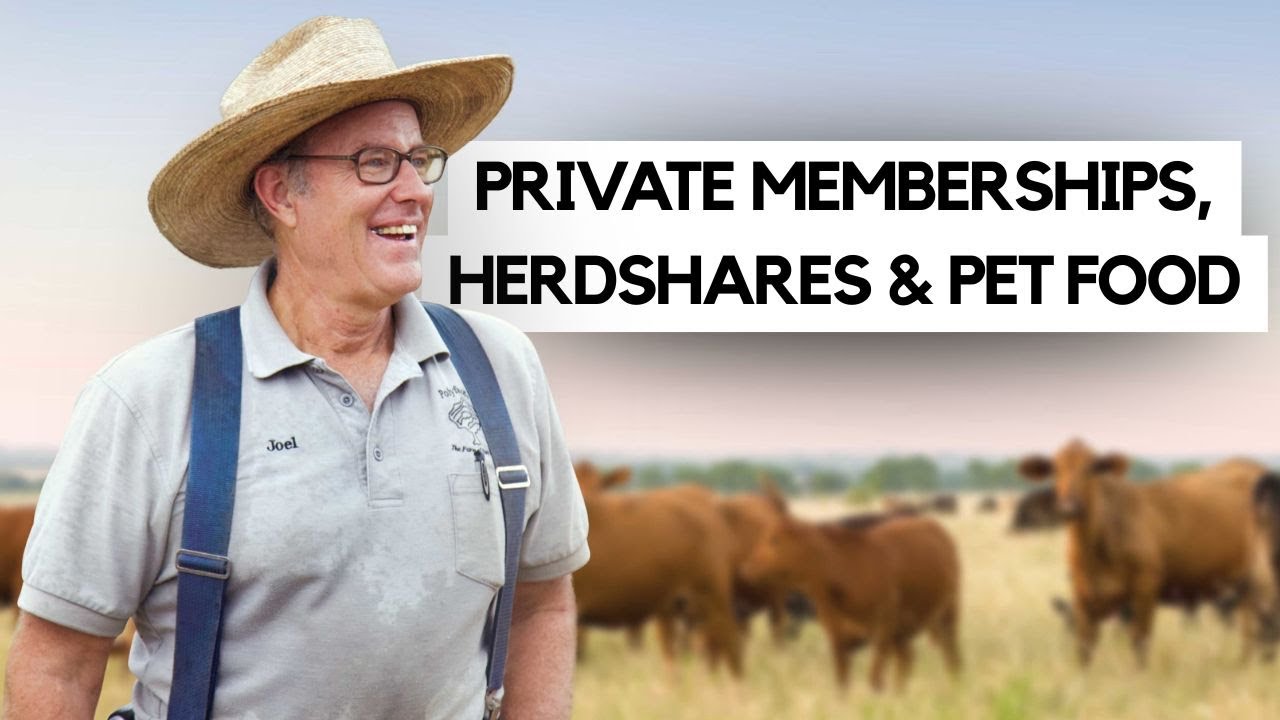 ЗАКОНЫ-ЛАЗЕЙКИ? PMA, доли в стаде и корм для домашних животных — Джоэл Салатин