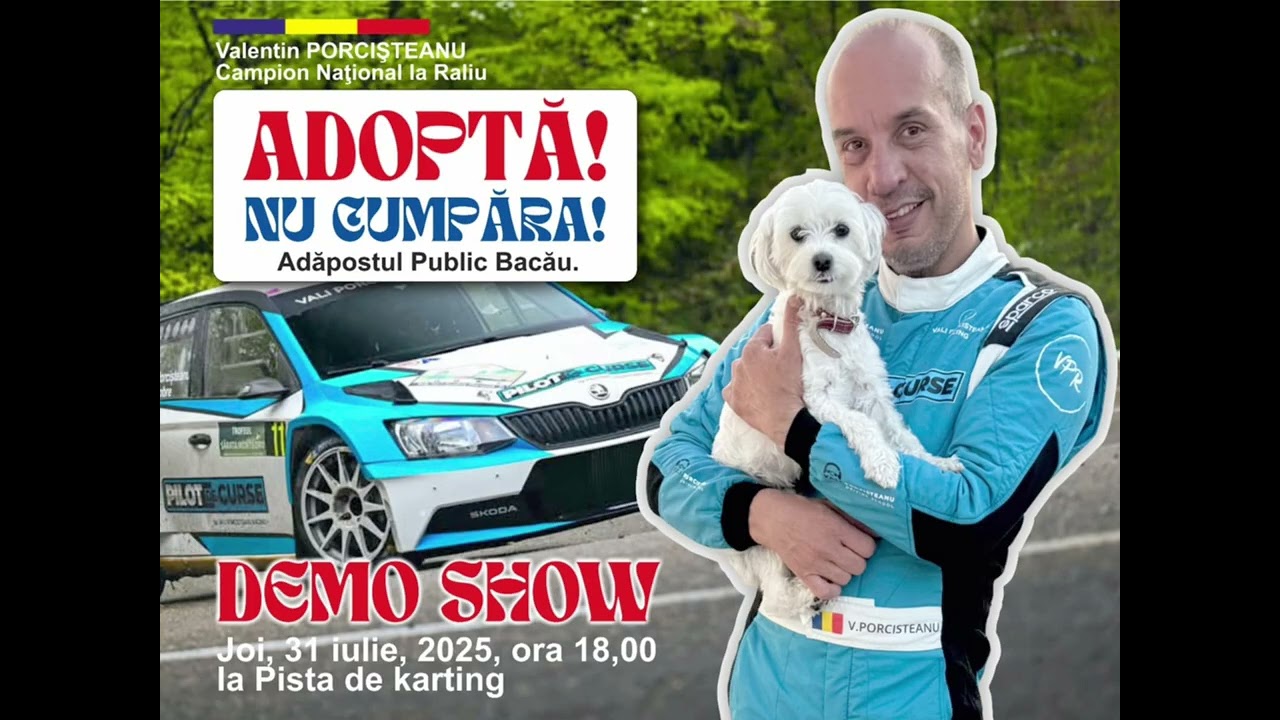Vali Porcisteanu - Adopta nu cumpara - Bacau 2025