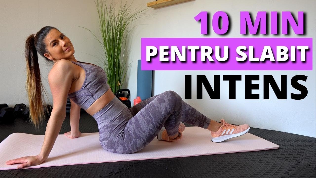 10 MINUTE ANTRENAMENT INTENS PENTRU SLABIT | Exercitii Pentru Slabit Acasa