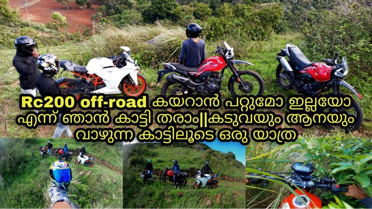 unexplored idukki | malayalam motovlog | offroad trails with rc 200 and xpulse 200