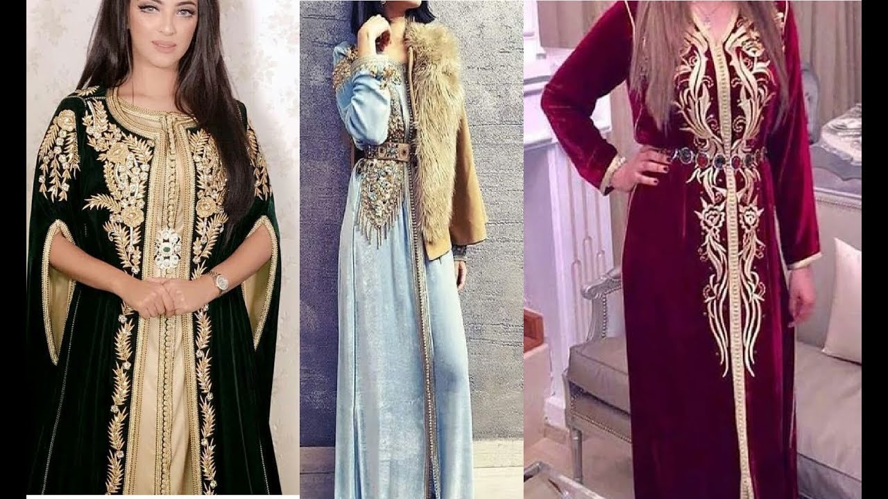 CAFTAN MOBRA 2018موضة القفطان بالموبرة للمراة الراقية
