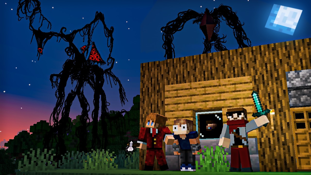 3 Idiots Survive The Broken Script 2.0 In Minecraft... (WE GOT FRIED)