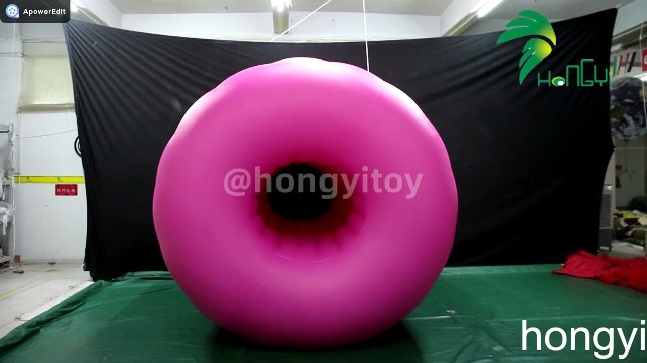 Pink tube, clear cylinder, mattress #inflatable   #hongyi
