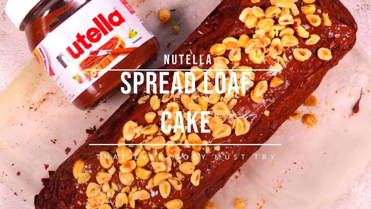 How to make Nutella spread loaf cake!