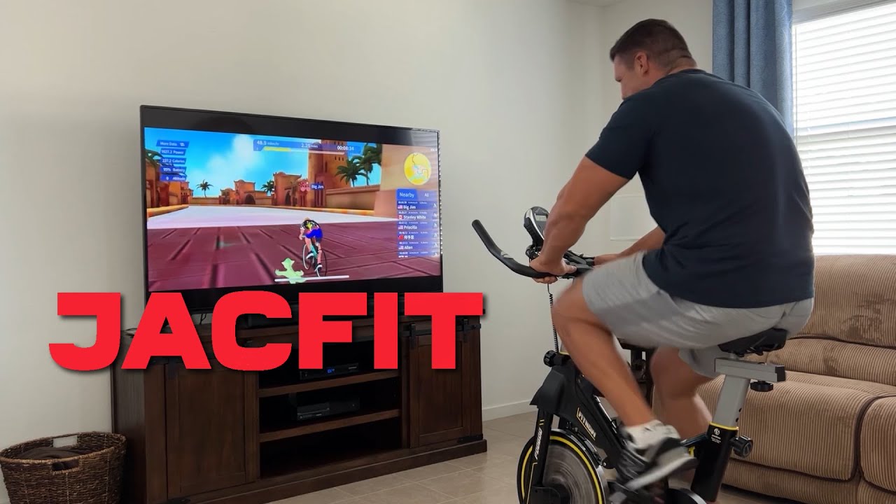 Take your exercise bike workouts to the next level! #JBike Cycling Tracker by #Jacfit