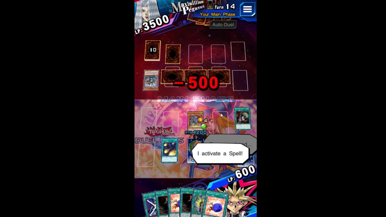 How to Win 7k Score Against Pegasus level 40 Event!  Yu gi oh DUEL LINKS