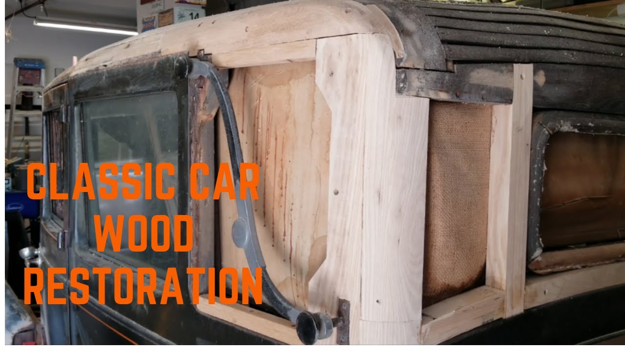 How to Restore Wooden Floor Boards  Roof - 1926 Kissel 6-55 Brougham, Part 3