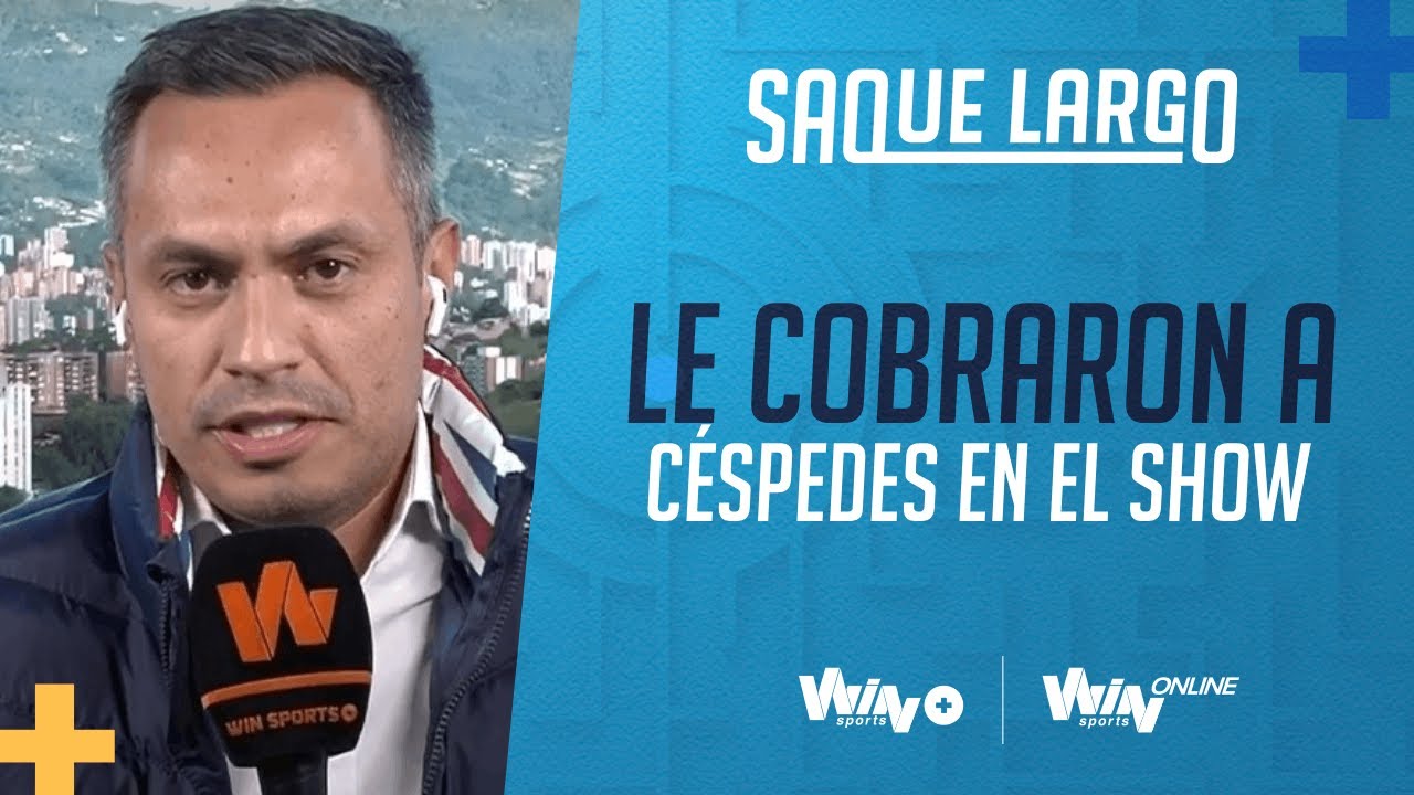 Apareci&oacute; Juli&aacute;n C&eacute;spedes en #SaqueLargo y le cobraron por el t&iacute;tulo de Millonarios