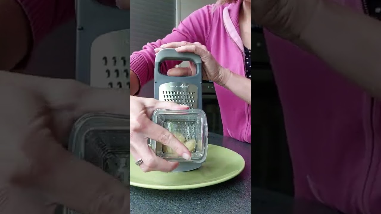 Verstellbare zweiseitige Reibe von Pampered Chef.
