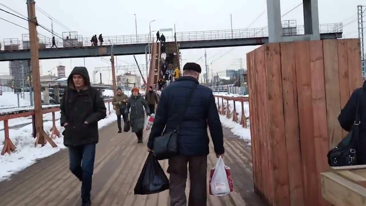 Пересадка с МЦД D2 Рижская на станцию метро Рижская БКЛ