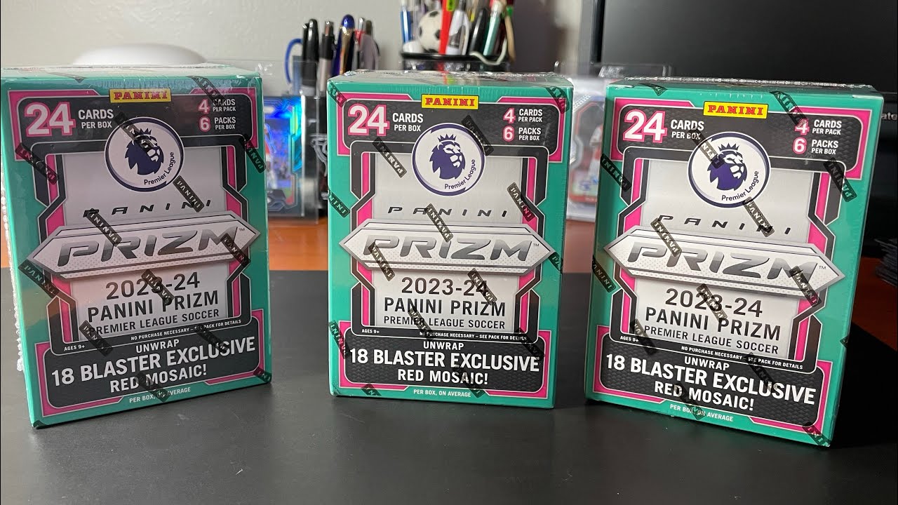 Spoiled With Color! Opening Panini Premier League Prizm 2023/24 Blaster Boxes x3